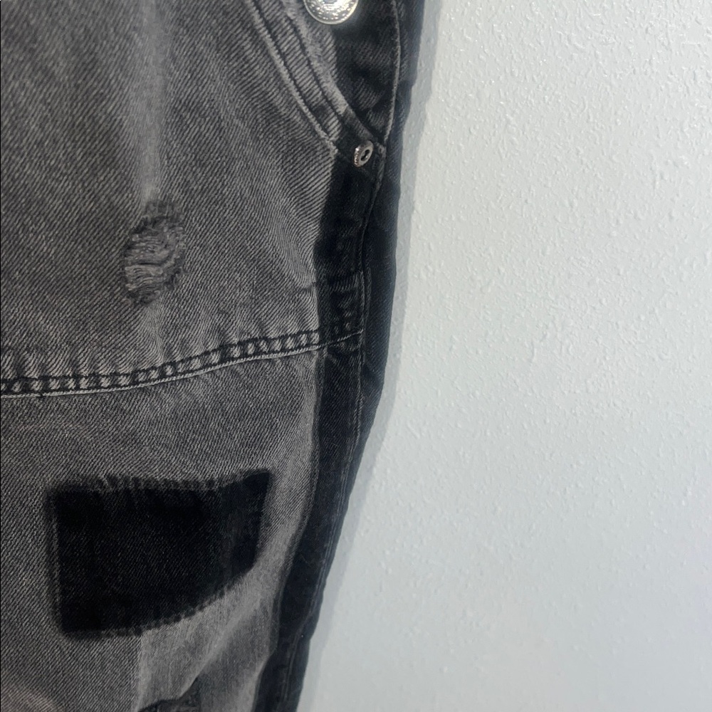 Superdry Black Denim Overalls Size 10 - Picture 6 of 8
